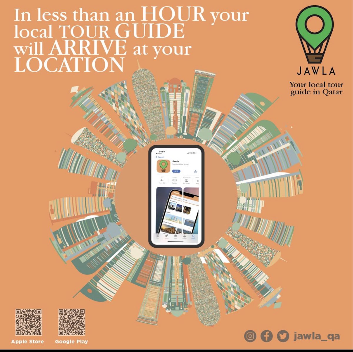 jawla_qa's tweet photo. In less than an hour . ٢٠٢٢ 
#مونديال_قطر_2022 #مونديال_العرب #qatar #qatar2022 #fifaworldcup2022 #fifaworldcup #fifa #tour #touris #tourism https://t.co/nYrEycEPN5