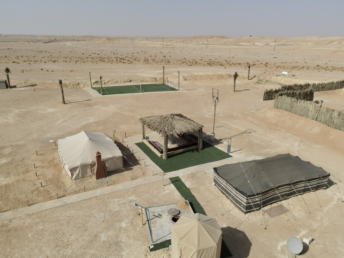 مخيم متكامل الخدمات في مخطط الخير شمال مدينة الرياض😀