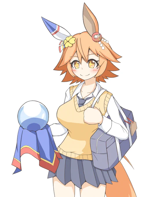 マチカネフクキタルJKっぽくしたかったのだ 