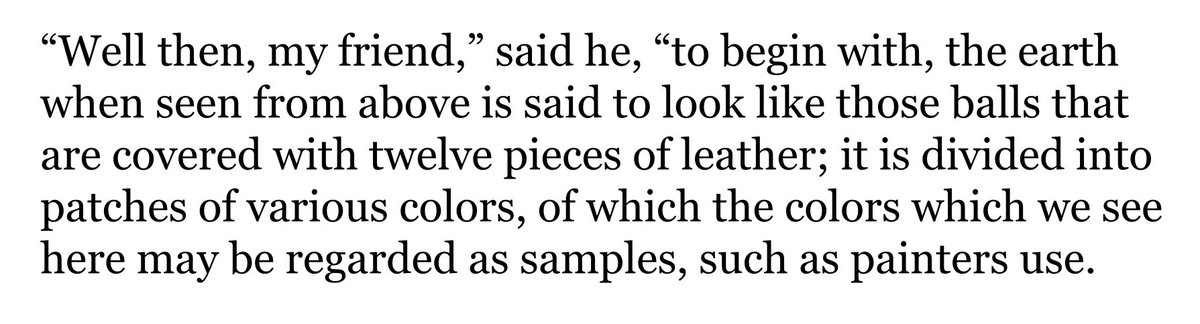 thewitchpoker's tweet photo. @RespectfulMemes Besides the knitting theory, Plato also talks about the Earth being similar to a ball made of 12 patches of leather in Phaedo. It could just be an early representation of that, meant as an ornament or perhaps a teaching tool. https://t.co/4ydlyQdcxF