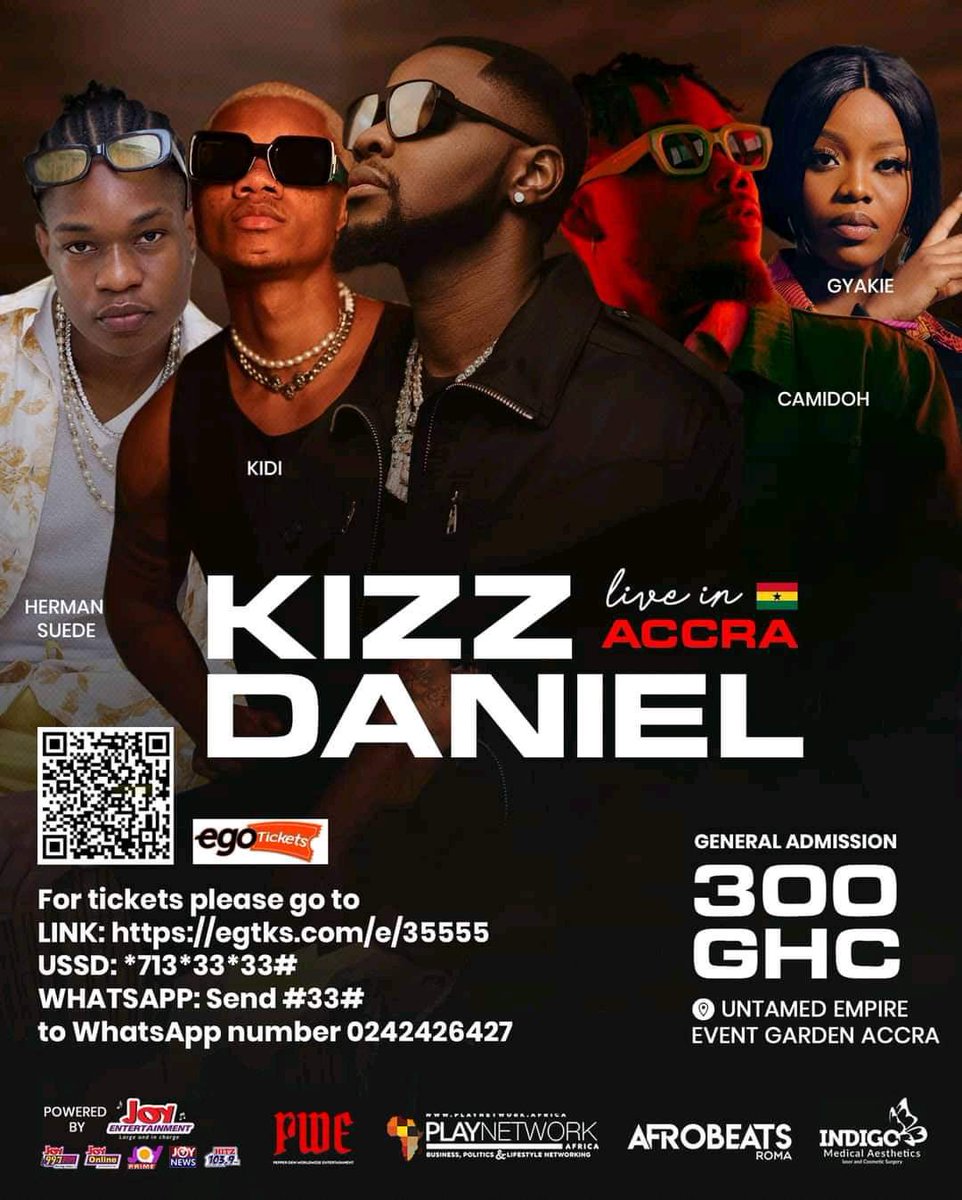 Today is not yesterday, don't miss this one. We won't disappoint you like WizKid fc did. This is Kizz Daniel Fc