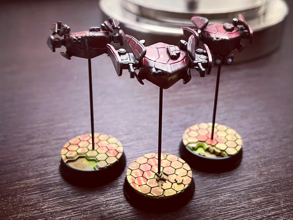 critgamesllc's tweet photo. Made these drone #miniatures for sundry #scifi #tabletop #games!
.
#3dprint #stargrave #infinitythegame #onepagerules #cyberpunk #photooftheday #critgames https://t.co/VhRZgoqWaB