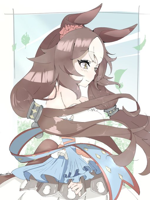 ヤマニンゼファー描きました!#ウマ娘 
