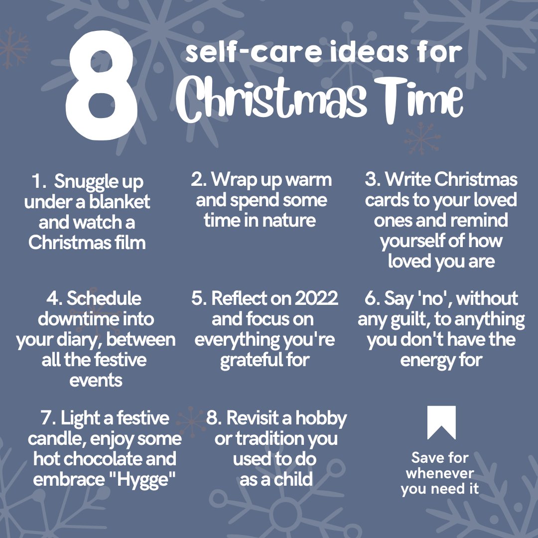 It's super easy for self-care to fall off your To Do List this time of year, so here's some self-care ideas that are perfect for this time of year, and embrace the Christmas Period! 🌟