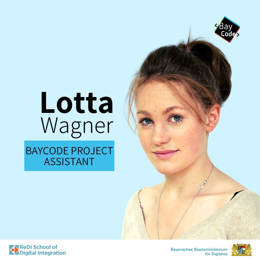 Frohen 3. Advent!

💙 Lotta Wagner arbeitet als Project Assistant bei #BayCode.

Für mehr Infos über das #BayCode-Team schaut doch mal auf unserem Instagram Account vorbei!

@gerlach_judith <a href="/digitalbayern/">Bayerisches Digitalministerium</a>