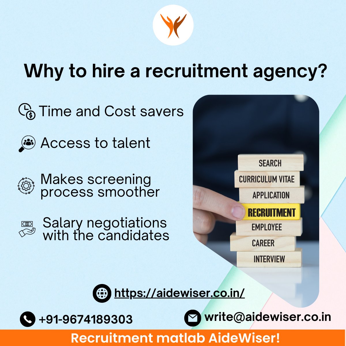 Recruitment agencies acts as mediator between the company and the candidates. We run basic screening test on the applicant to check their suitability for the job before referring to the company
#recruitementconsultants #job #effectivesolution #staffingcompany #recruitementagency