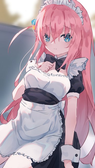 メイドぼっちちゃん #ぼっち・ざ・ろっく! #ぼっちちゃん #後藤ひとり #メイド服 #メイド #女の子 #可爱  