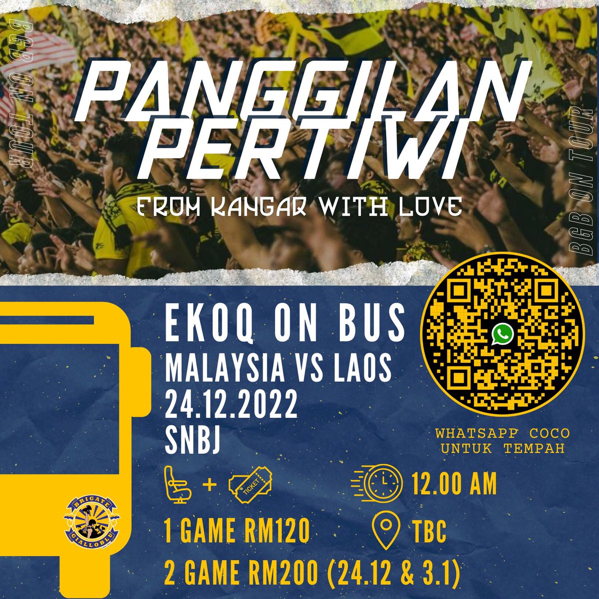 gialloblu11's tweet photo. 🚨PANGGILAN PERTIWI🚨

Telah tiba waktunya untuk kita semua bersatu dan menyahut panggilan pertiwi wahai rakyat Perlis dan Malaysia sekalian. Ayuhhhhhhh!!!!!

https://t.co/AGX0Q04sei 

💪🏼🖤💛🐯🇲🇾

#FromKangaqWithLove
#EkoqOnBus
#demimalaysia
#darahmalaysia
#sehatisejiwa https://t.co/s7nrR4jcm5