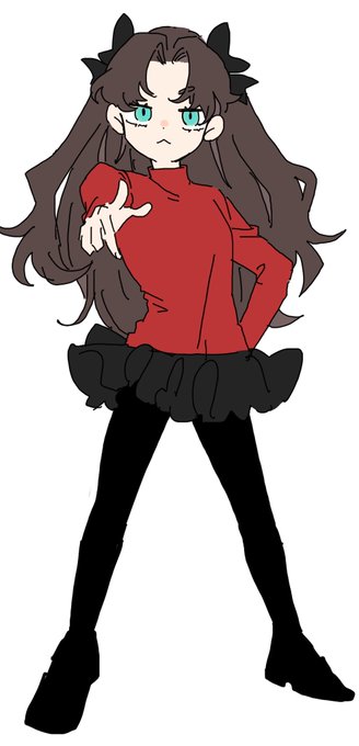 「tohsaka rin ribbon」Fan Art(Latest)