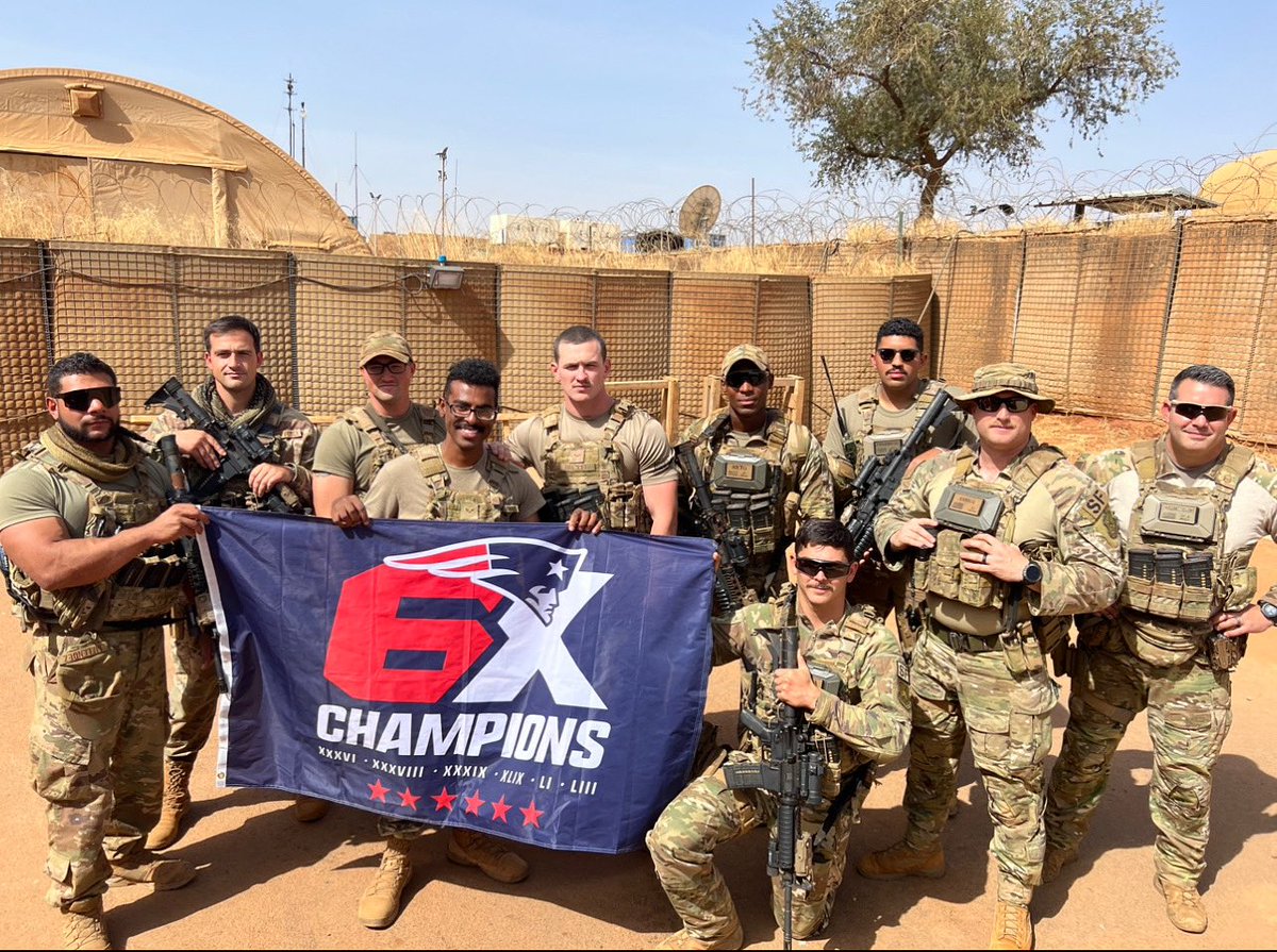 Greetings from Africa, go pats! ❤️🤍💙