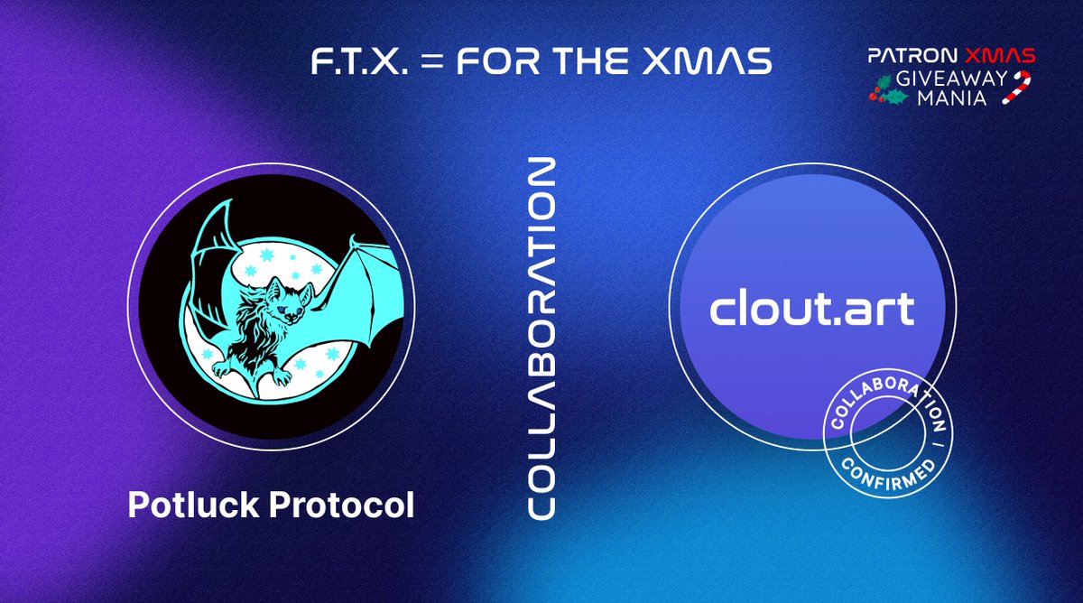 cloutdotart's tweet photo. @PotluckProtocol
Offering a Comprehensive Suite of #DeFi Products on $FTM with $FANG
#PotluckLabs: The 1st Cross-Chain #NFT Incubator https://t.co/AalGnW5Dqq