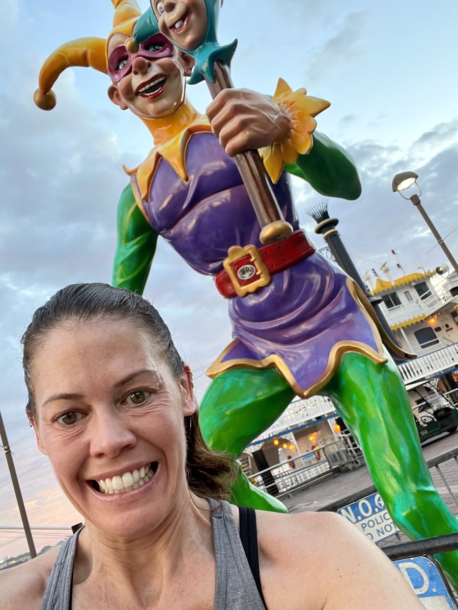 GretchenMcnally's tweet photo. Good Morning!!! No better way to start the day!
My #selfmade 3.5 mile #run in #NOLA @ASH_hematology #ASH2022- I should’ve done the #ASH5K! 😄🤷🏻♀️ https://t.co/wsg1ZUCMAs