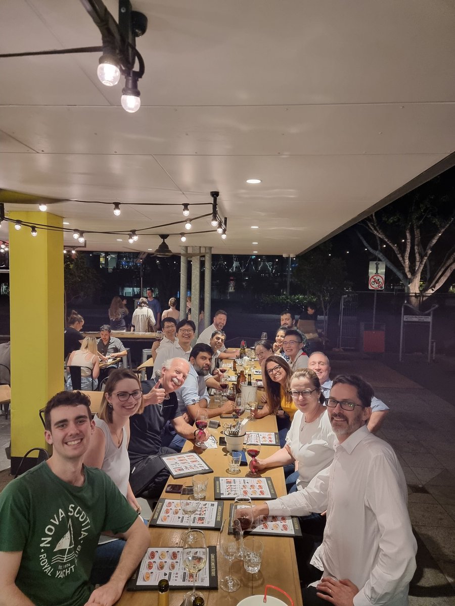 Hosted a NanoString Mixer dinner with Joe Beechem. Some interesting chats happening cross table!

<a href="/asharmaiisc/">Ankur Sharma</a> <a href="/SizunJ/">Sizun Jiang</a> <a href="/Quan_Nguyen_UQ/">Quan_Nguyen</a> <a href="/RandomMutation/">Ufuk Degirmenci</a> @nanostringtech <a href="/priyanaik_05/">Priya Naik</a> @JayManikandan1 

#spatialbiology <a href="/MULTI_OMICS2022/">MULTI-OMICS 2022</a>