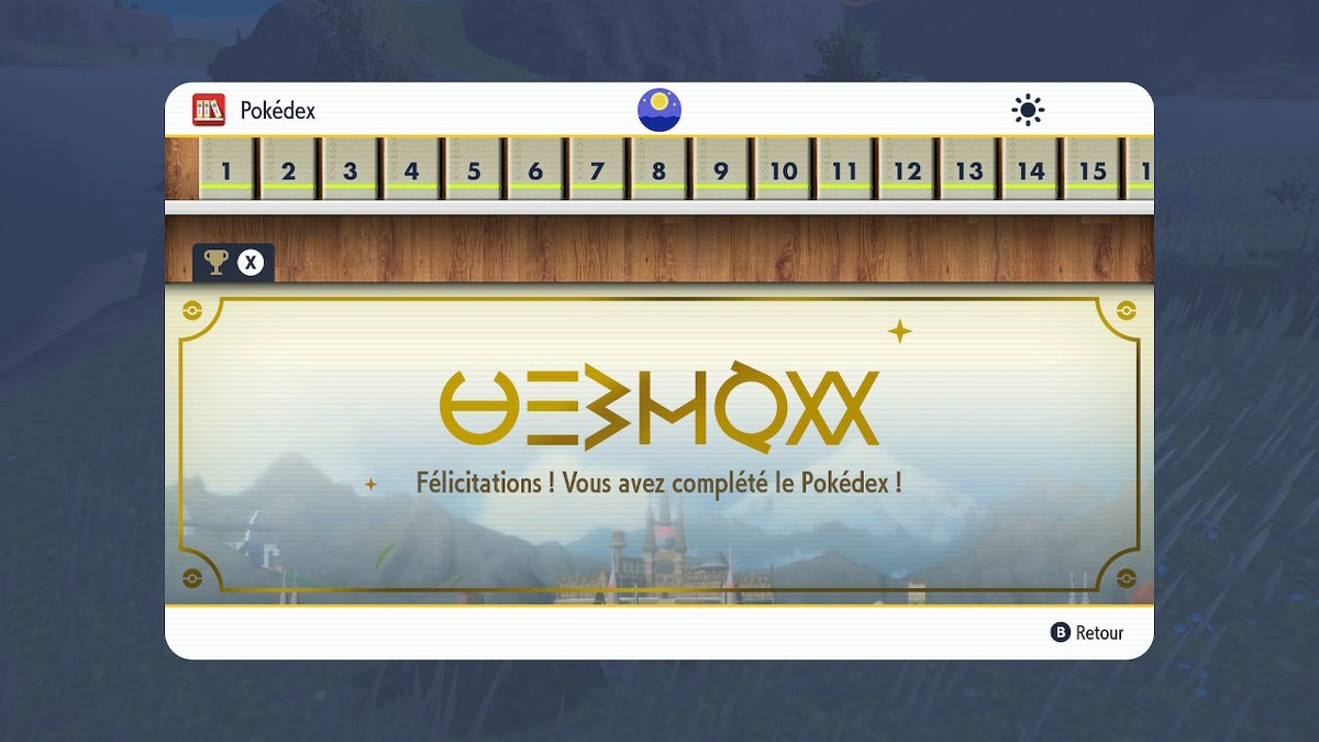 Amorek45's tweet photo. Finito  #PokemonEcarlateViolet #NintendoSwitch https://t.co/RDhs2VqubJ