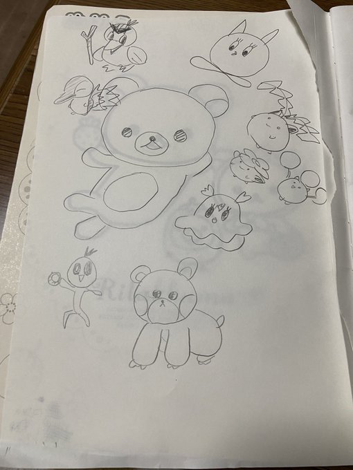 うろ覚えお絵かき大会
〜全員参戦編〜

ペンのがもちもちです。
まぅちかさん鮎さんのは各自あげてくださることを期待しています。 