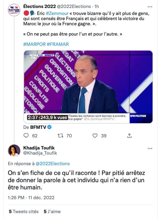 Eric Zemmour tweet media