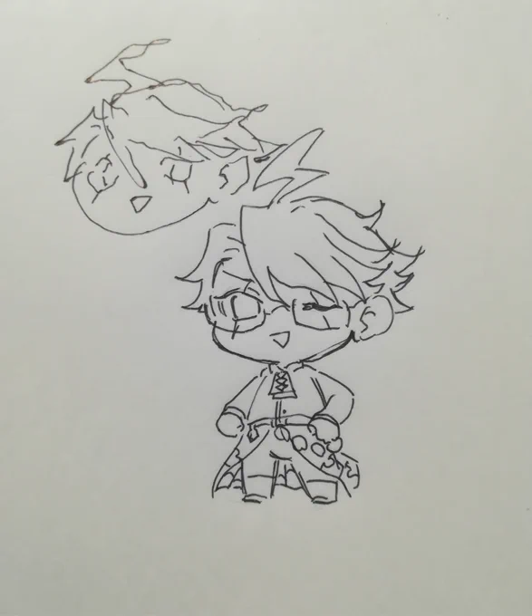 あまりにもアレだったので利き手でも描きました左上ジワジワくるw 
