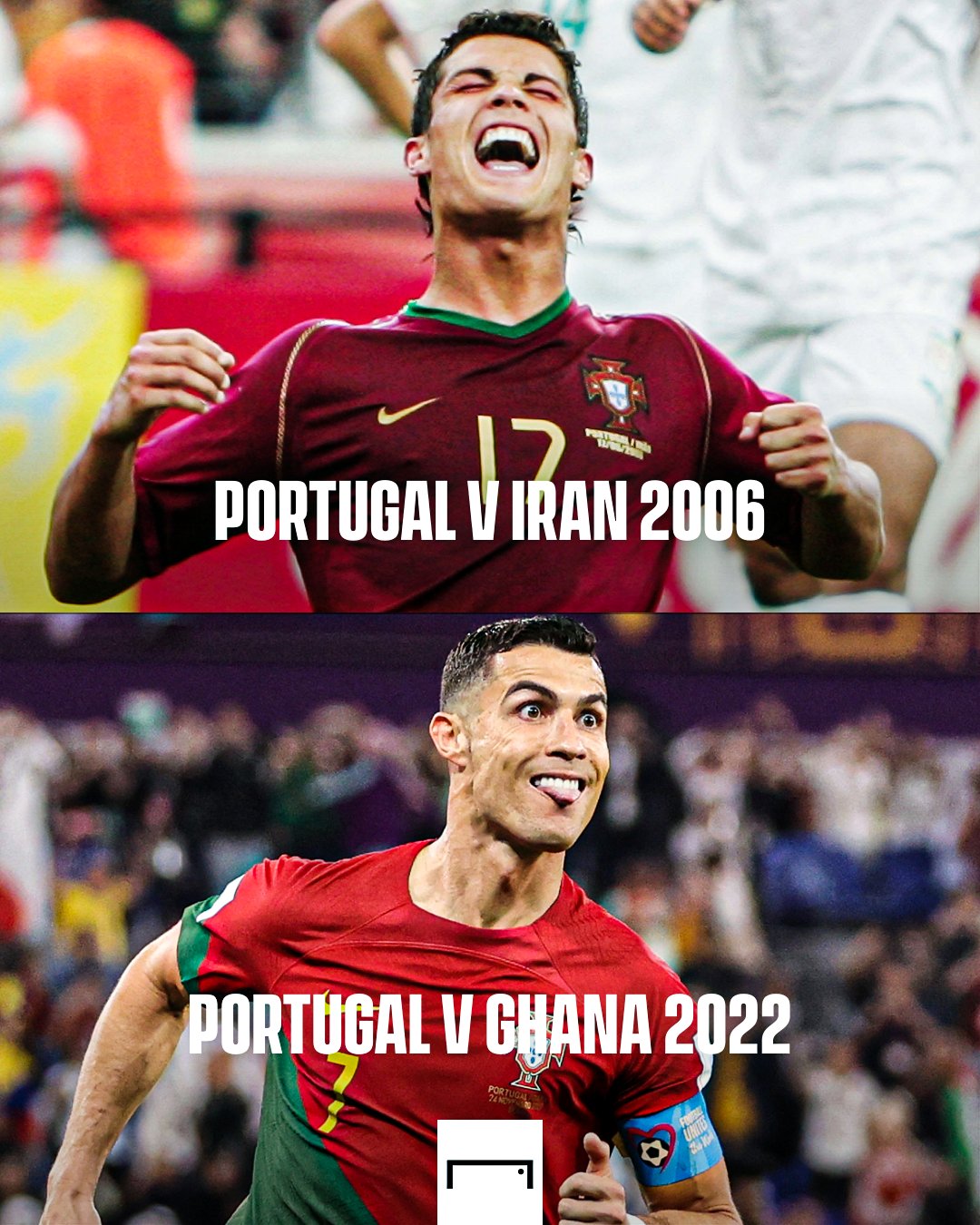 GOAL on Twitter "Cristiano Ronaldo's first and last World Cup goals 😢