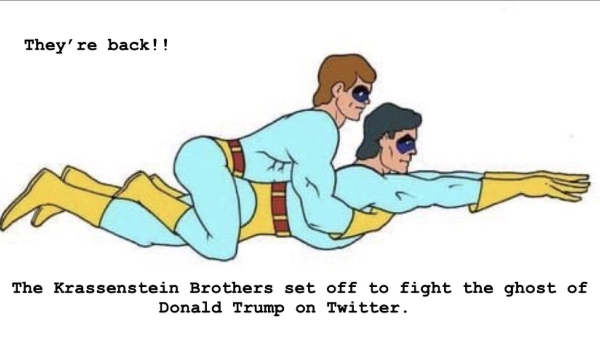 EdKrassen's tweet image. BREAKING: @elonmusk let @Krassenstein and I back on Twitter!
BOOM! 
RETWEET!