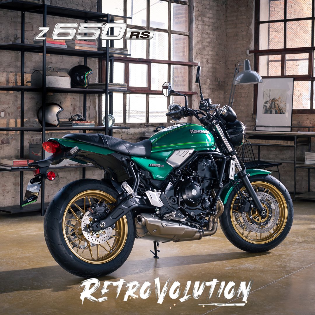 india_kawasaki's tweet photo. Kawasaki Z650RS – “Definition of Retrovolution.”
The perfect combination of vintage style with modern technology.
.
.
#Kawasaki #IndiaKawasakiMotors #LetTheGoodTimesRoll #Z650RS #Z #Retrovolution https://t.co/86PeImABDI