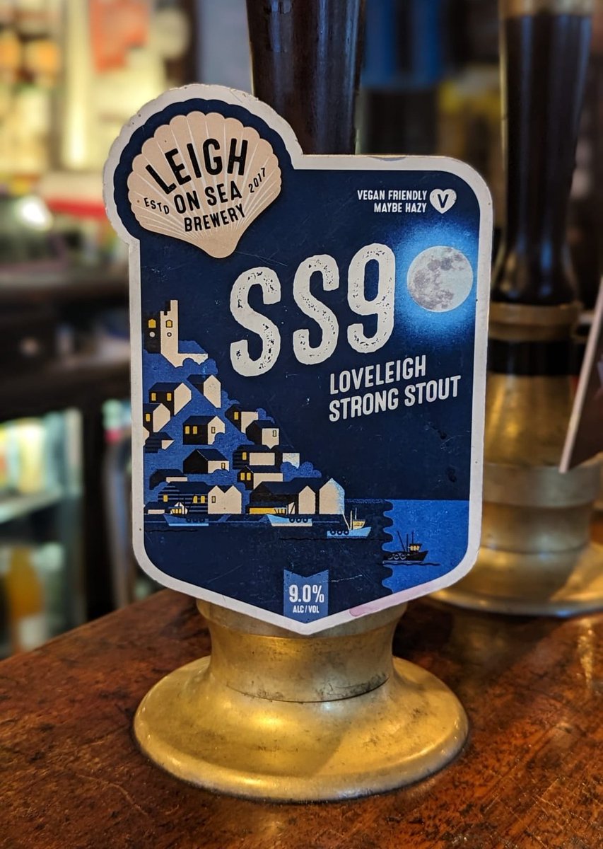 TheCockTavernE8's tweet photo. For those who asked when it would be on. Now pouring, the illustrious SS9 from @LoSBrewery on cask. Decadent, very easy going and 9% to boot. https://t.co/CC6gy5ZT2S