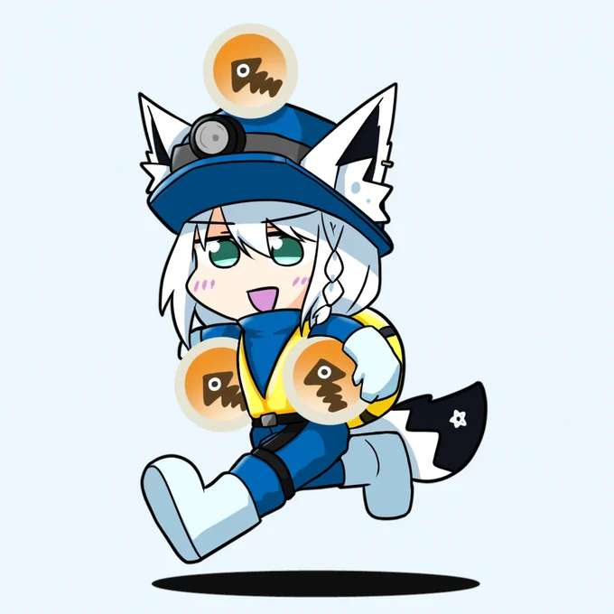 金イクラいっぱい集まりますように#フブキch#絵フブキ 
