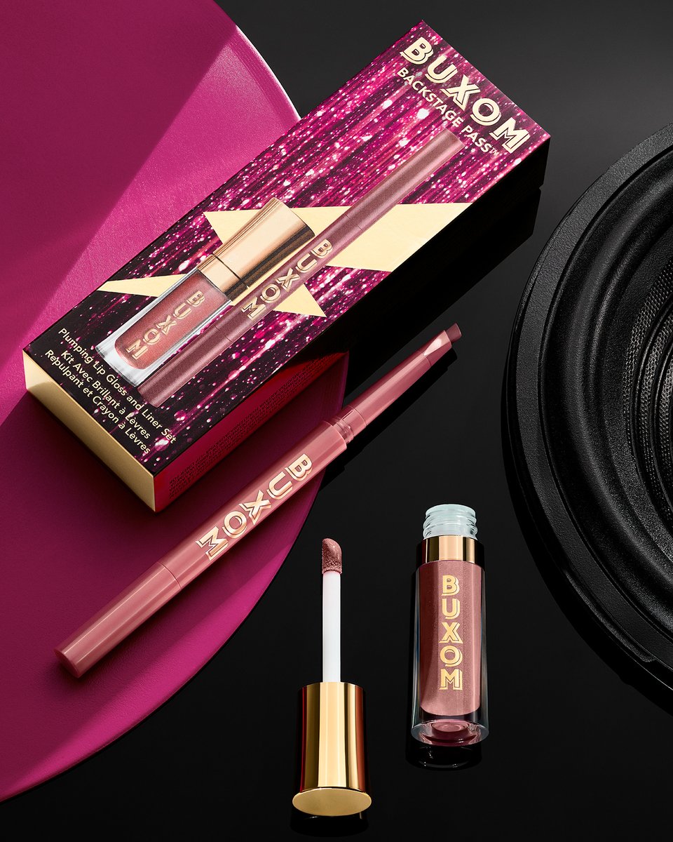 Meet Backstage Pass™ Plumping Lip Gloss and Liner Set: aka VIP access to the very best of #BUXOMCosmetics. ⚡💋 

Screenshot this post so you don't forget it, babe. It's waiting for you on BUXOMCosmetics.com.

#GlamRockWorldTour