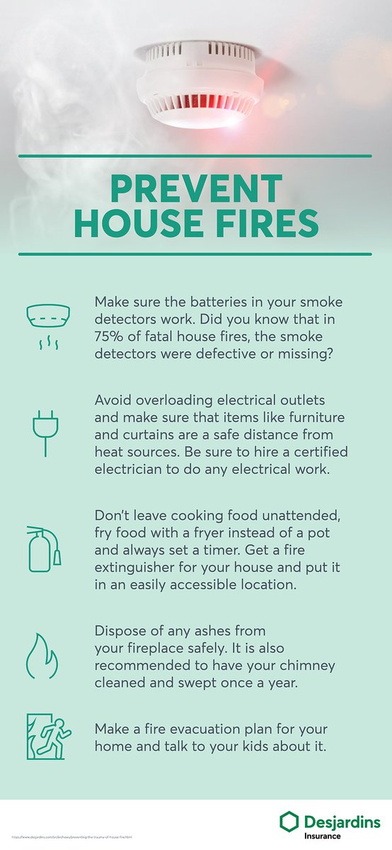 TedHarpInsAgent's tweet photo. House fires kill hundreds of Canadians every year and do significant damage to property. Here are some tips to help prevent house fires. https://t.co/p3CGG8vmos