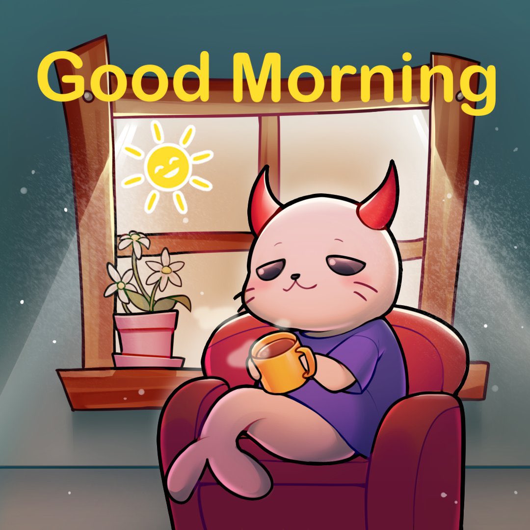 elliotlfg's tweet photo. GM, say it back ☀️☕️ 

What is the thing you drink first thing in the morning most often ? https://t.co/xpsvX9TnGT