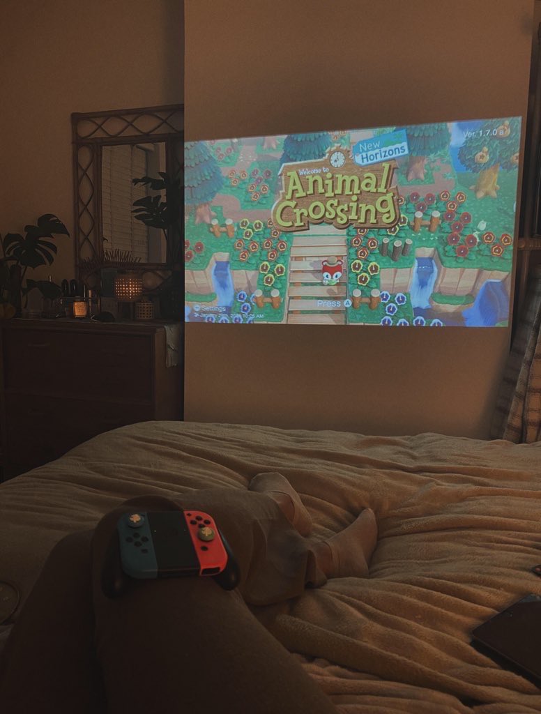 Necesito un proyector para jugar a Animal Crossing así