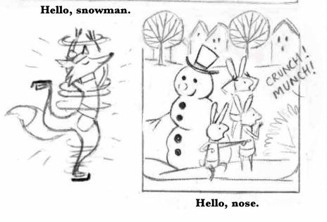 littlebeebooks's tweet photo. Before #HelloTree by #AlastairHeim is wrapped and placed in Christmas stockings, illustrator #AlisaCoburn had to draw our very own roguish fox and his misadventures! Check out these early sketches of the character and his mischievous actions.🎄  

#BeeAReader🐝 https://t.co/Yirgd4lOhD