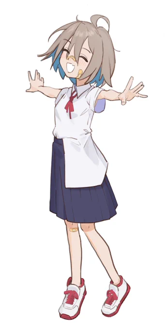 結愛セルフシャツだしというよりシャツ入れ忘れかわいい#diyアニメ 