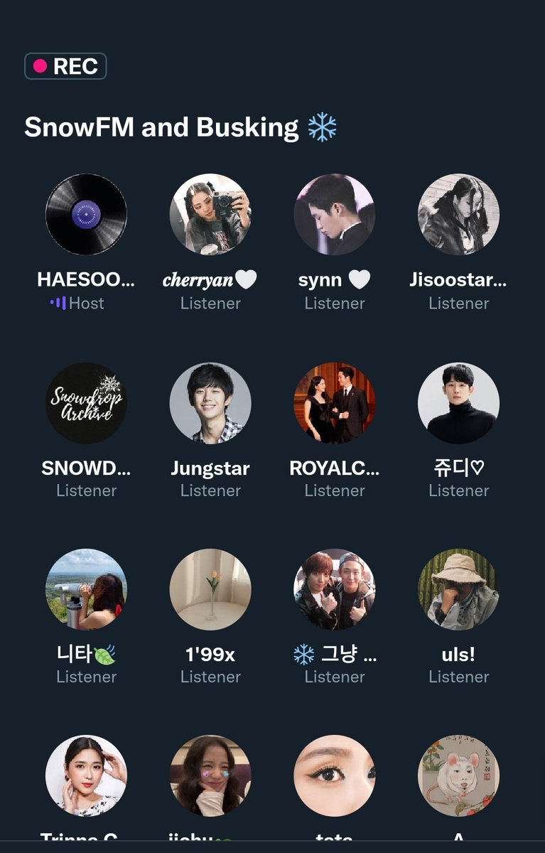 judyrabbitchu's tweet photo. Thank you again to those whp joined and those who also joined but were not included in the screenshots. 🤍🤍🤍
#SnowFM https://t.co/NTsOfd6P8o