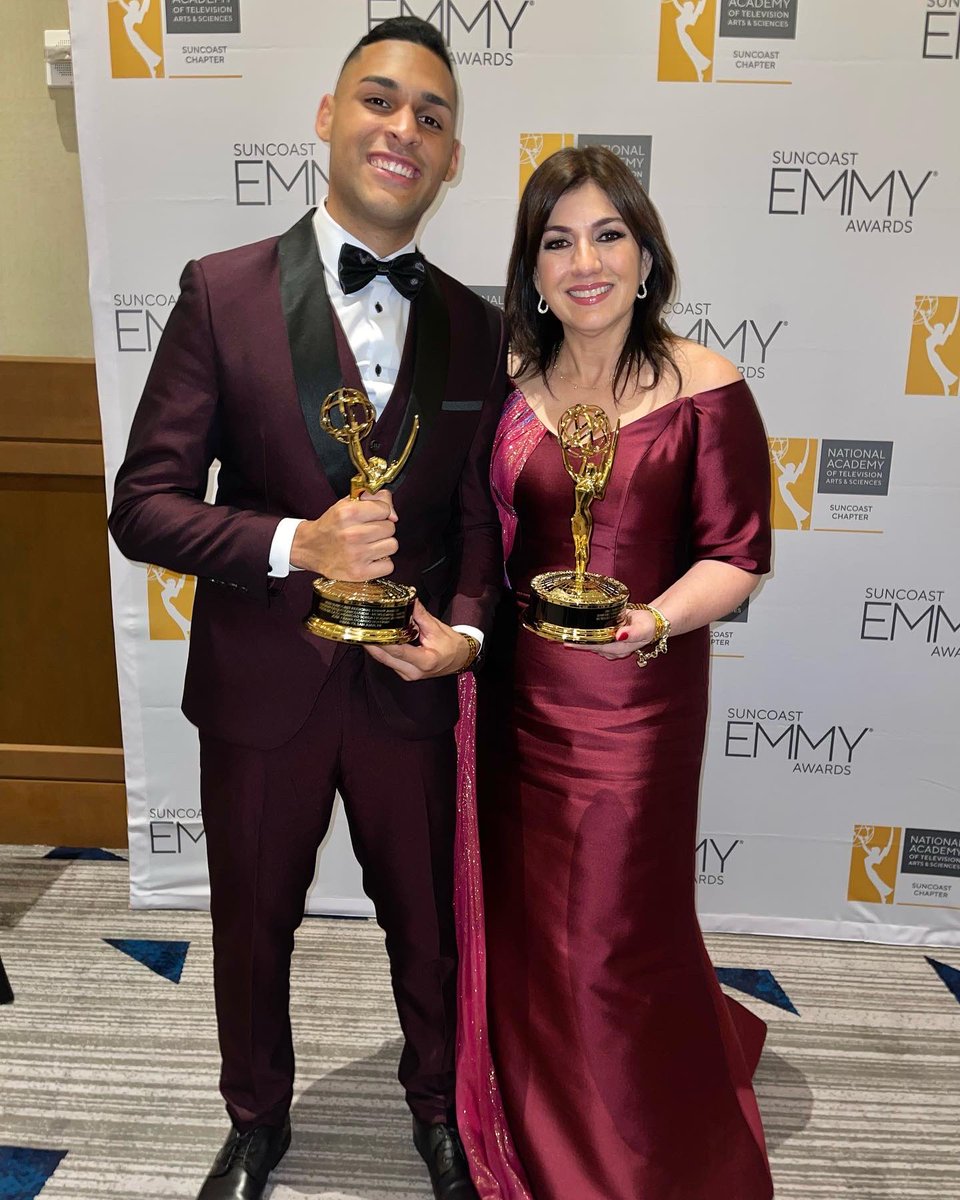 adamonzon's tweet photo. Con gran alegría y emoción les comparto que anoche la Academia Nacional de Televisión, Artes y Ciencias @SuncoastEmmys me otorgaron tres premios Emmy. Gracias a @NoticentroWAPA por la oportunidad de servir día a día a nuestro amado público. ¡Felicidades a todos! #emmy https://t.co/Or8qF5KwMW