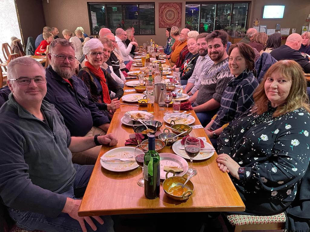 Members of the Sleaford Goodwill Lodge of Instruction held a curry night this weekend and raised £70 towards the 2025 Festival
