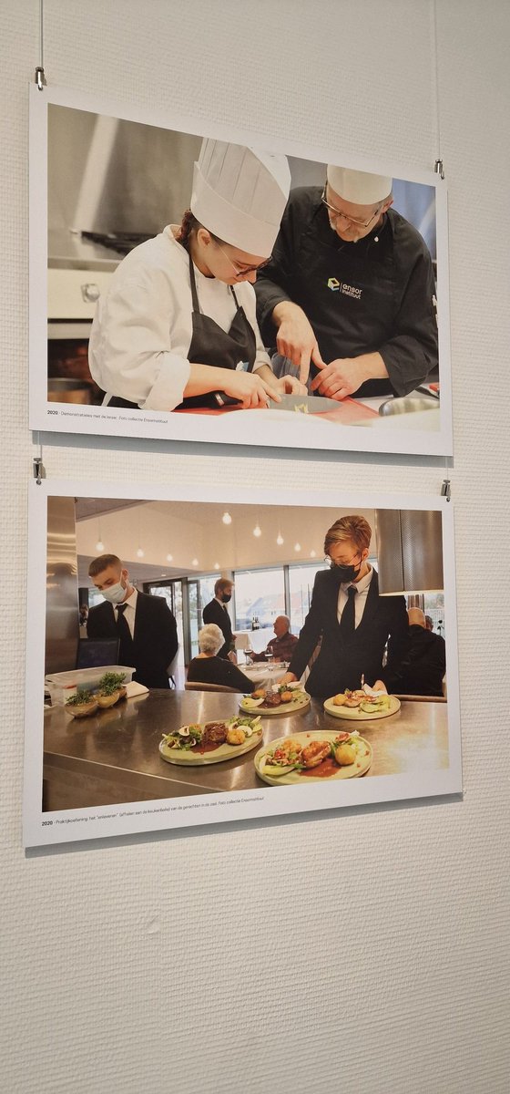 eddymarchand's tweet photo. Tentoonstelling 85 jaar koksschool in Oostende. https://t.co/HFhv4K1j2O