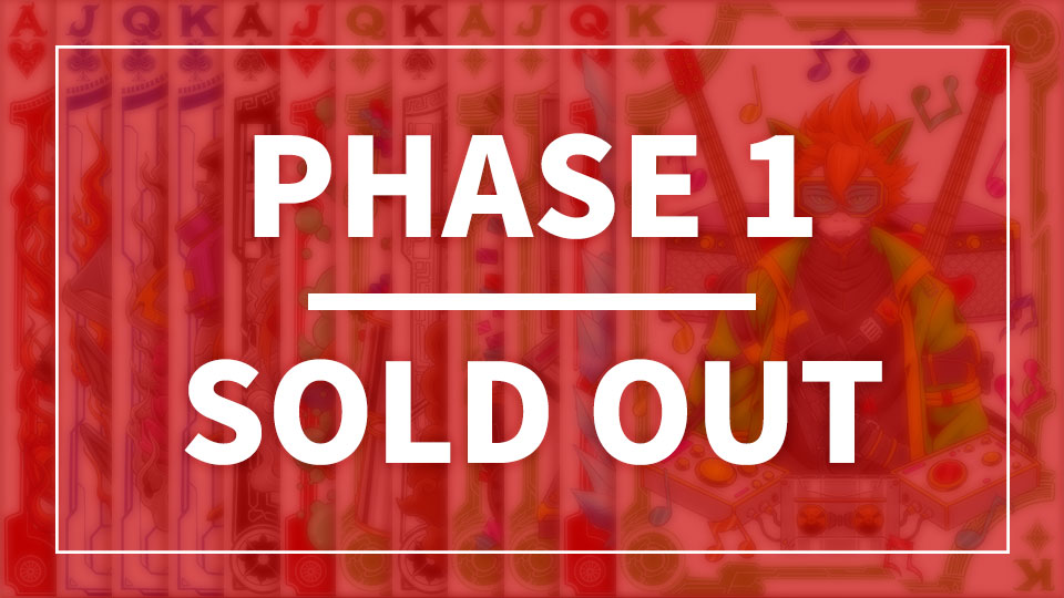 PHASE 1 SOLD OUT!!