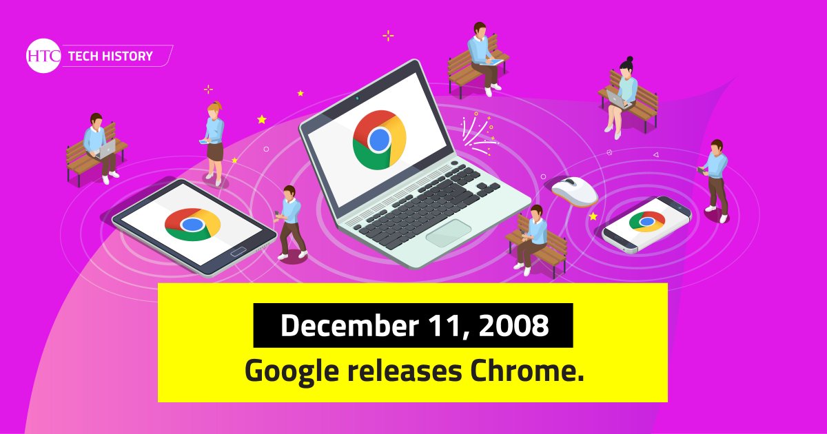 HTCWebSolutions's tweet photo. Google Chrome is 14 years old today! π
#Chrome #GoogleChrome #tech #thisdayintechhistory #thisdayintech #technology #tech #internet #Google https://t.co/vxjlIrlOpu