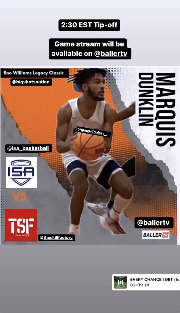 Coach_Dancy's tweet photo. @ISA_Basketball vs @TSFGlobalPG 

@BigShotsGlobal @BigShotsToday 
@WilsonBasktball 

Tip-off at 2:30 EST on
@BallerTV 

@marquisdunklin1 will be running running the show for @ISA_Basketball. https://t.co/Q89RK4Ts5t