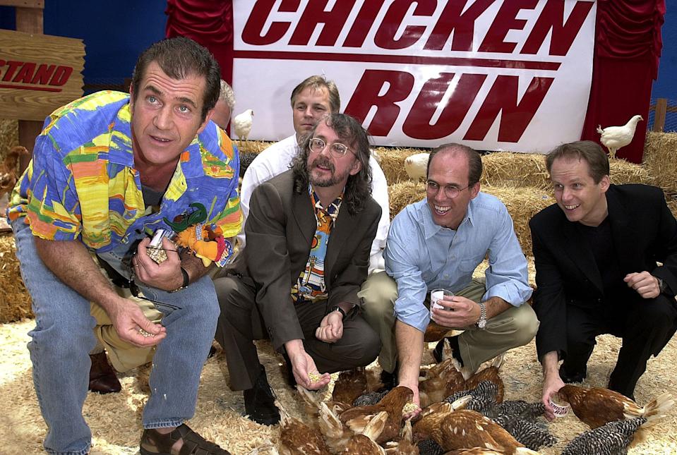 BenjaminCrew1's tweet photo. When I talk about the "Golden Age of Hollywood" what I'm actually referring to is the Chicken Run premiere where they had a real chicken run on the red carpet. https://t.co/fk6l6vjw1S