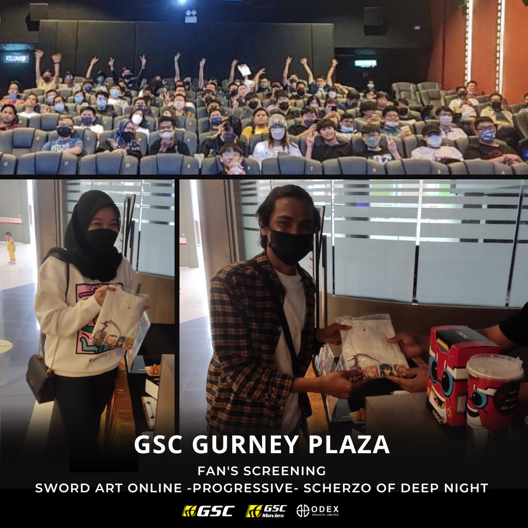 GSC_Movies's tweet photo. Selesai hari ke-2 Fan’s Screening untuk #SAO! Terima kasih semua yang menjayakannya! 

Jangan lupa saksikan #SAO secara eksklusif di GSCinemas 29 Disember ini okay!

#ODEX_MB #ODEXAnime #GSCMovies #GSCMAnime #anime #SwordArtOnlinetheMovieScherzofDeepNight https://t.co/MdnDjZF8ZJ
