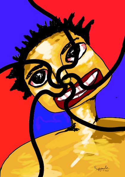EssyliciousArts's tweet photo. Anxiety!
 Though his eyes says pain, his mouth says otherwise, but fighting with pills isn’t the remedy… 
You have to face it and fight it. 
Now on @voiceNFT 

https://t.co/LaI3C48RHf

#art #artistsoninstagram #artoninstagram #arttherapy #artlovers #fyp #essyliciousartz #nfts https://t.co/DSXoAIFbNi