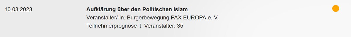 utopisdde's tweet photo. Laut Versammlungsportal will Stürzenberger mit seiner Hetz-Show dann im März mal in Dresden aufschlagen.
Der ehemalige Dauergast von Pegida war auch echt lang nicht mehr hier. Da braucht's wohl wieder bissl billige Inszenierung wie in anderen Städten..
#dd1003 https://t.co/ZpsJ5Q3M3V