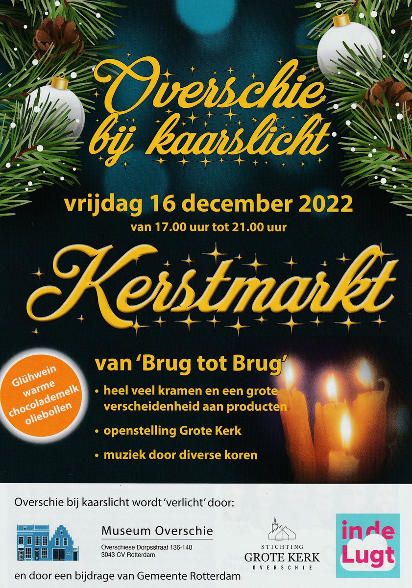 Kom ook naar de 🎄🌲 #Kerstmarkt ☃️❄️in Overschie ?

Tot Ziens! In <a href="/Overschie/">Overschie</a>

Bij de #informatiekraam van <a href="/DoorDeWijks/">St. DoorDeWijks</a>.
Museum Oud Overschie
museumoverschie.nl/agenda/kerstma…