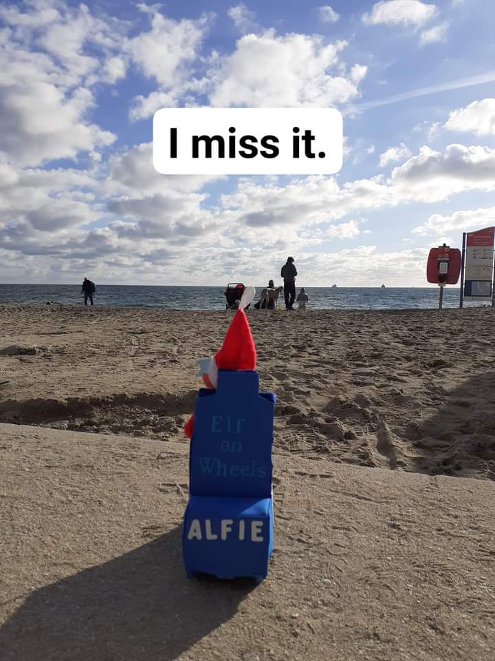 Elf_On_Wheels's tweet photo. Day 11, #ELFAdvent #ElfAwareness
Wheelchair users often miss the beach more than any other location.
Some beaches have beach chairs, but how do you transfer to one if you cannot stand or walk at all, and don't have good upper body strength or when have joints which dislocate? https://t.co/S9knXOiz4w