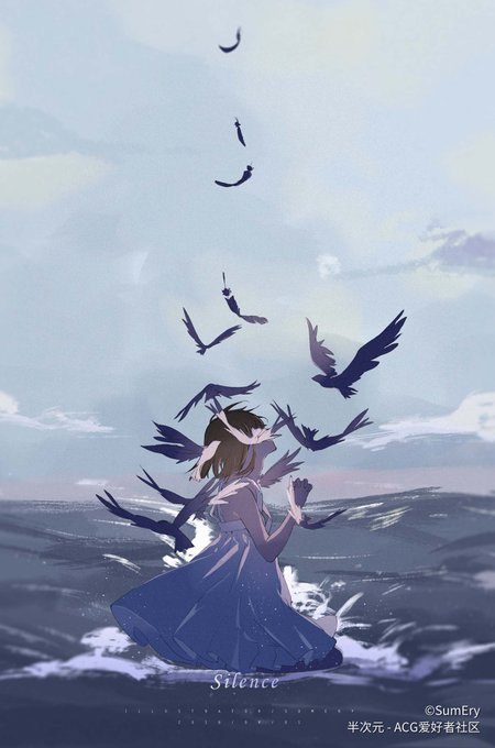 「brown hair seagull」 illustration images(Latest)