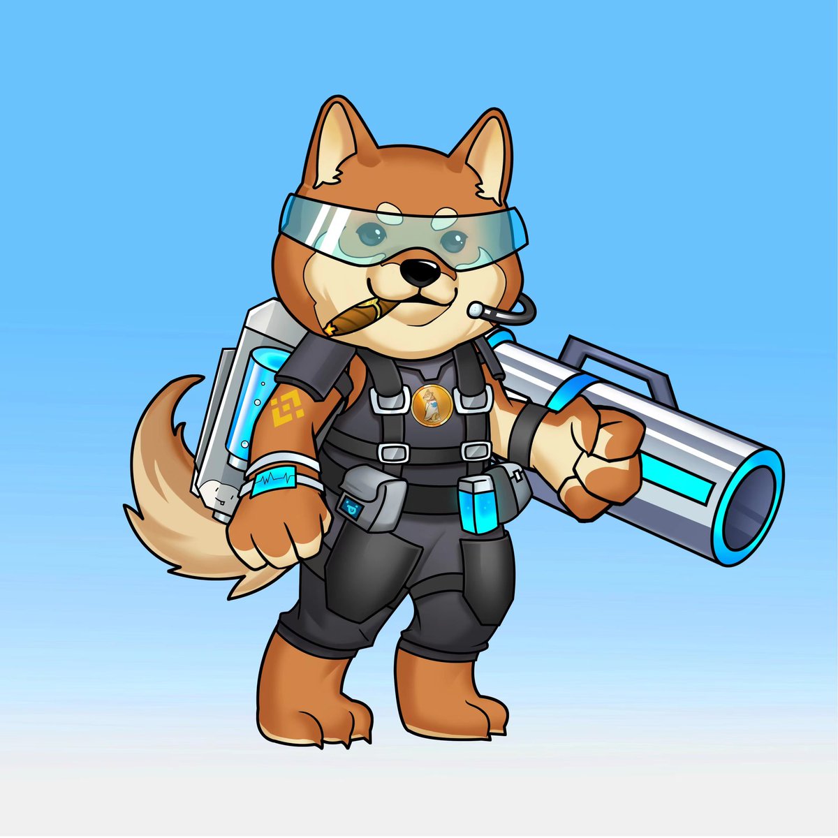 TDOGEtoken's tweet photo. SR #NFT #TDOGE #GameFi 
Do you like SWAT Doge😎 https://t.co/qawpMHlJmf