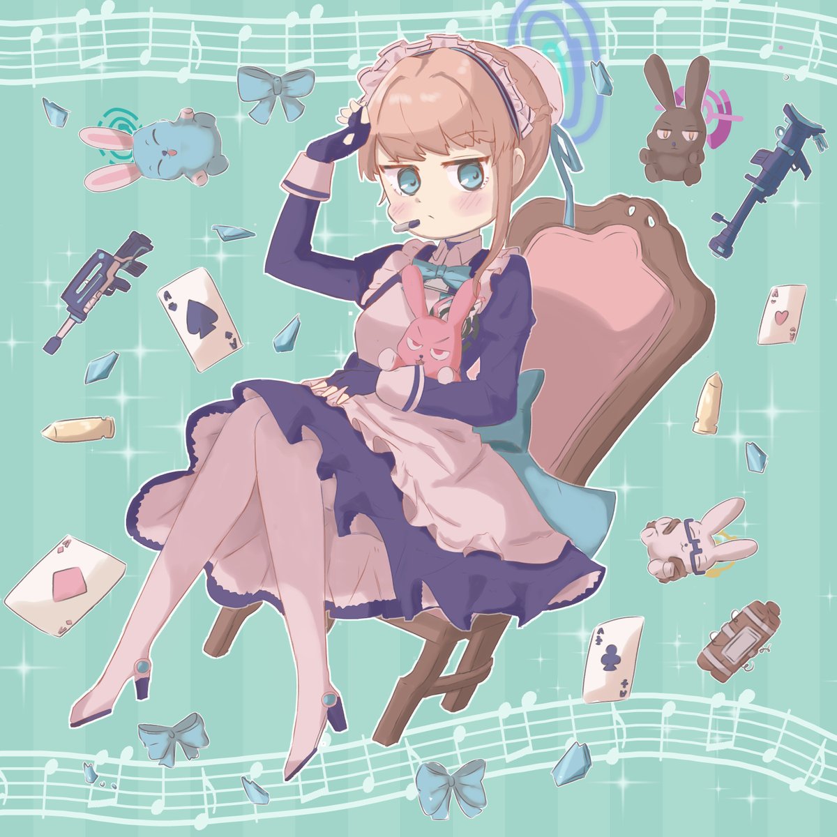 ブルアカ「飛鳥馬トキ～～#ブルーアーカイブ  #ブルアカ #BlueArchive 」|おむらいぬのイラスト