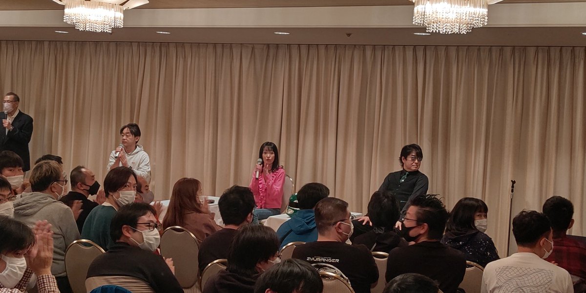 303ovo505's tweet photo. 第45回《#昭和のヒーロー  #和泉史郎×#千葉麗子 トーク＆サイン会》

トークショーではサプライズでジュウレンジャー30周年をケーキで🎂✨
ファンの皆さんとお祝いしました✨
(撮影した写真はツリーに全て載せますね📸)

シークレットゲスト #橋本巧 
#恐竜戦隊ジュウレンジャー https://t.co/8peCdfFp1p