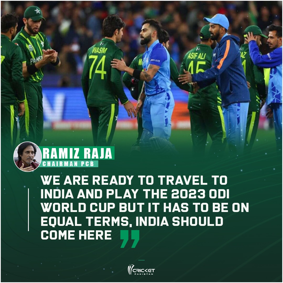 cricketpakcompk's tweet photo. Will India travel to Pakistan ❓

#Cricket #RamizRaja #PCB #BCCI https://t.co/zQTal9kkoS